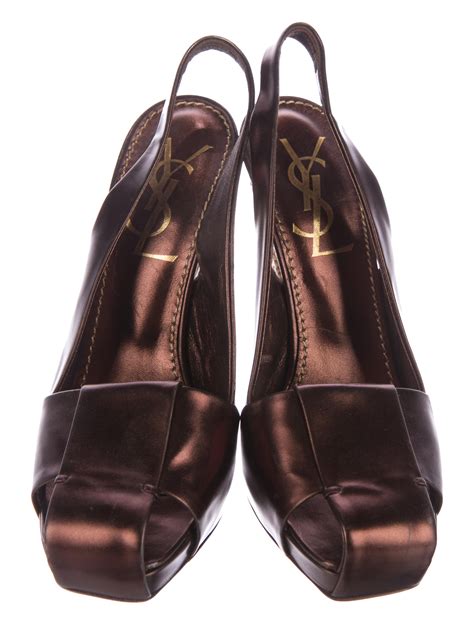 slingback yves saint laurent|Saint Laurent slingback pump.